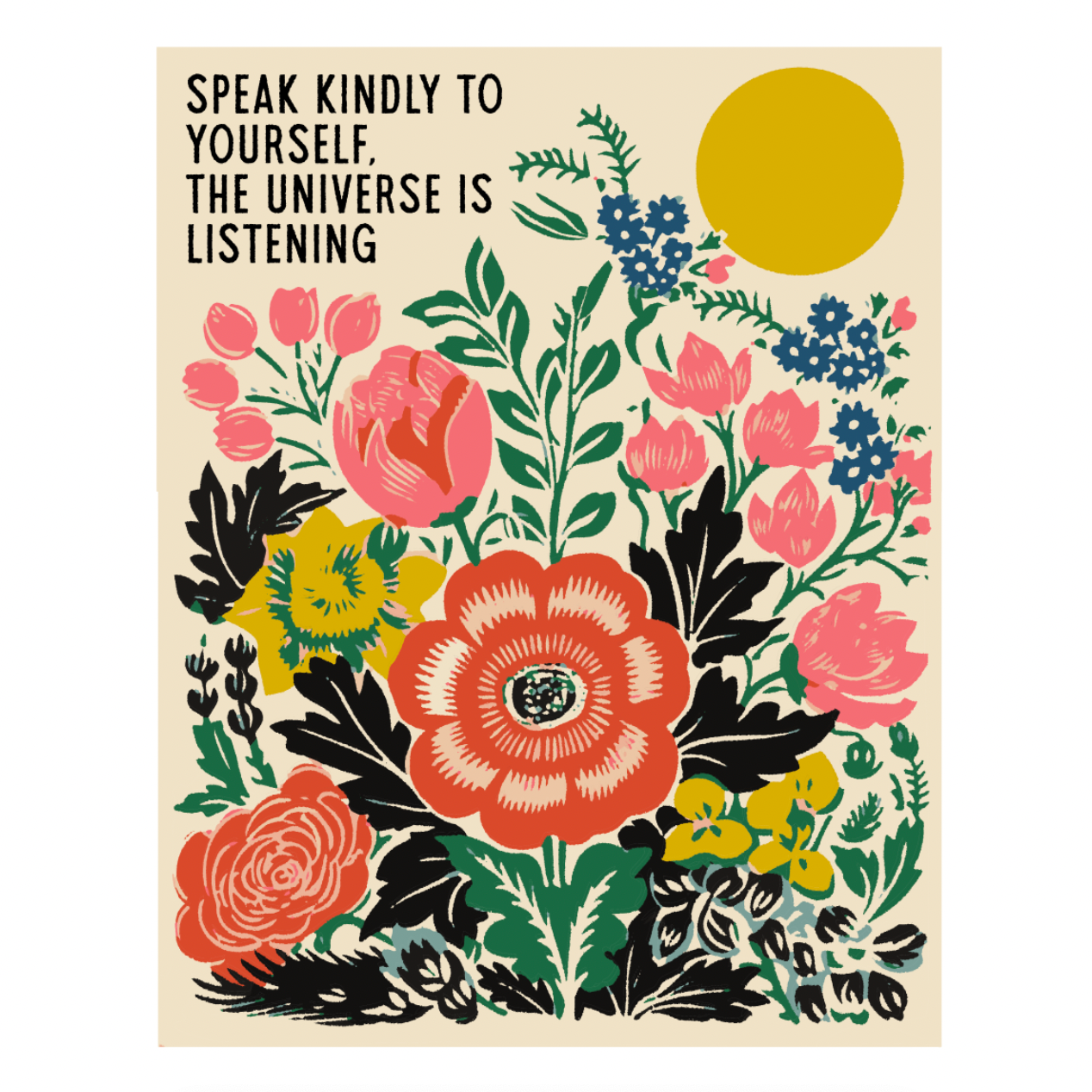 'Speak Kindly' Print