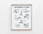 Print | Lighthouses of Maine