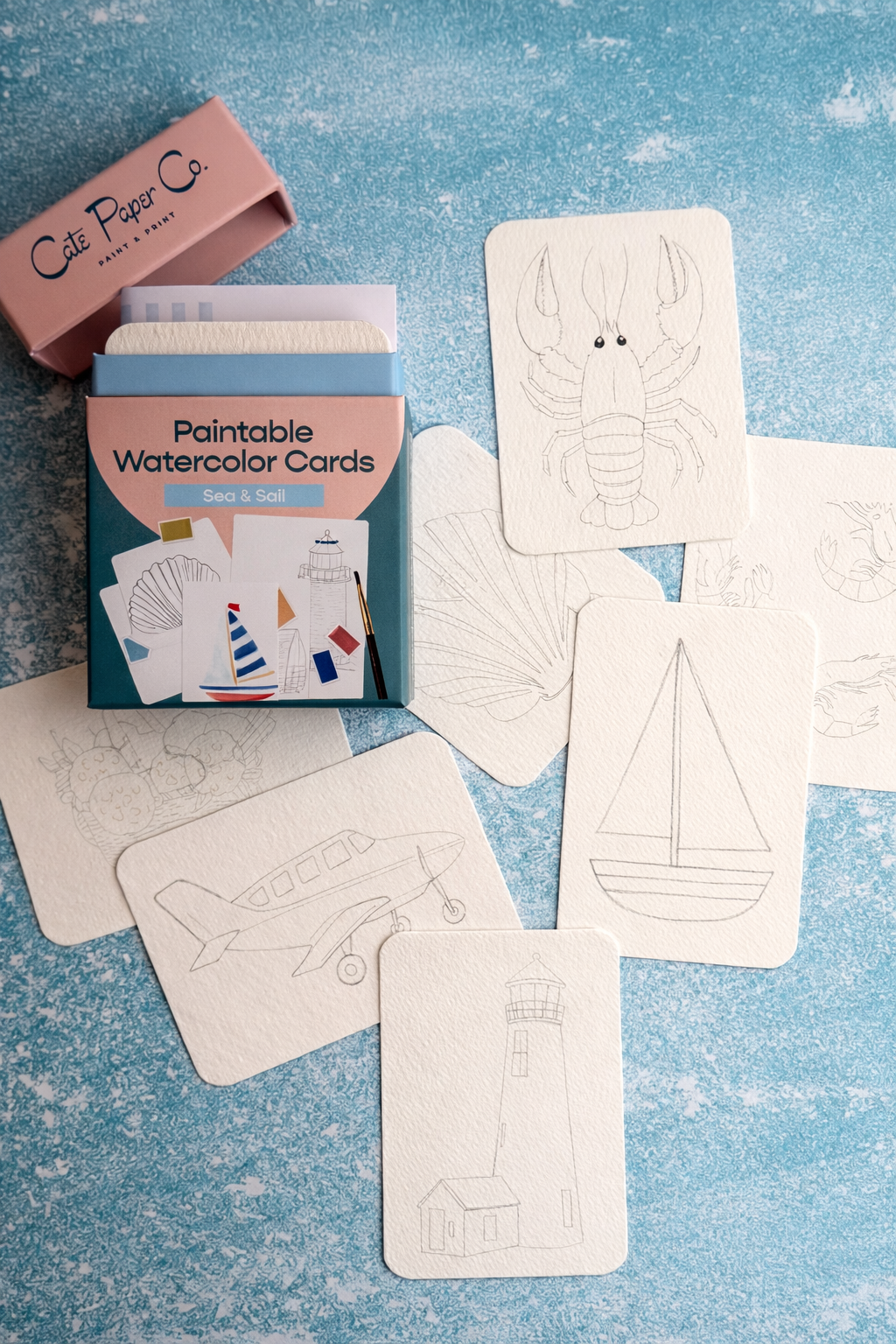 Mini Watercolor Card Decks