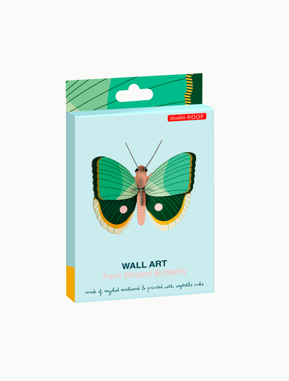 3D Wall Art | Fern Striped Butterfly