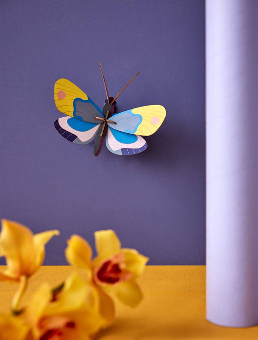 3D Wall Art - Yellow Monarch Butterfly