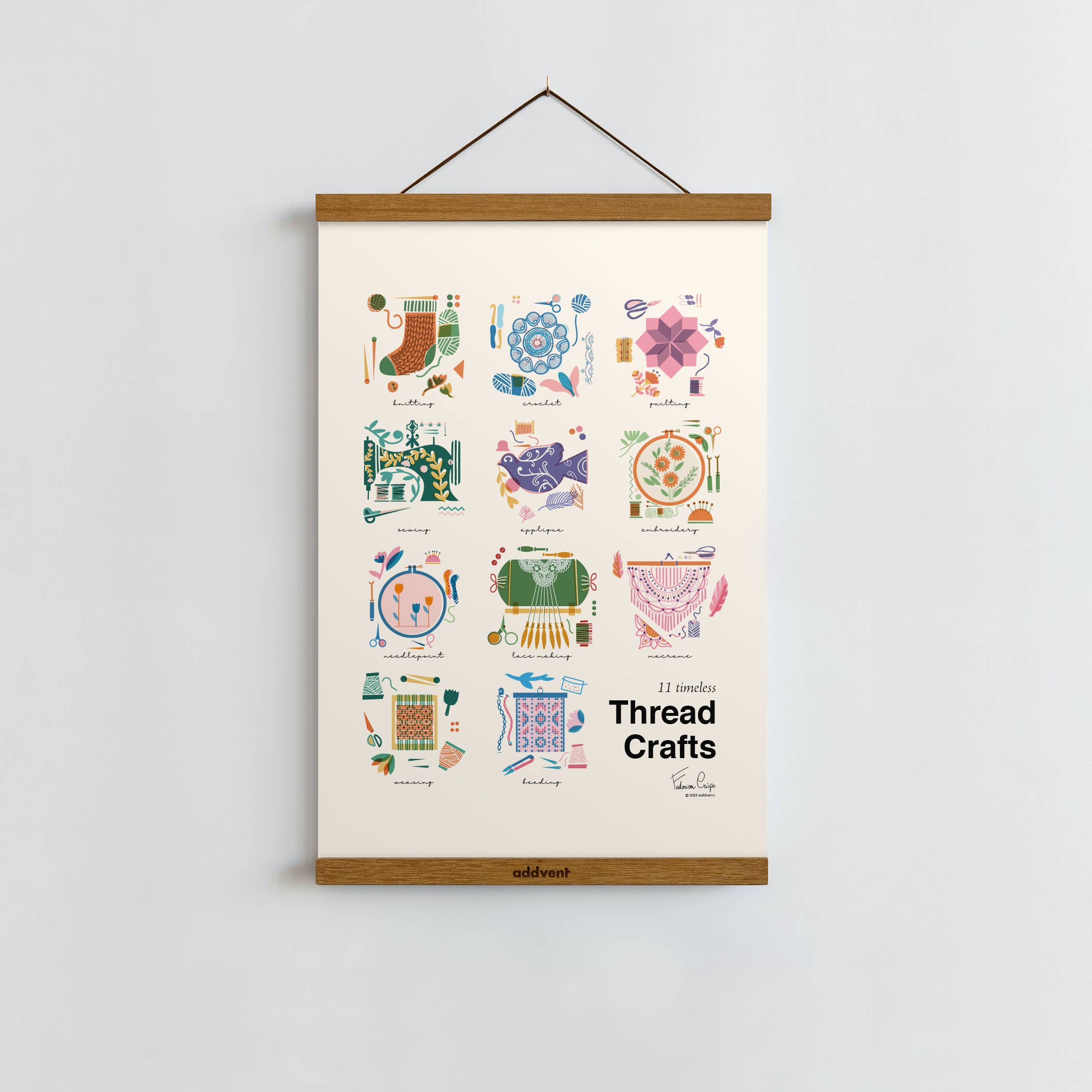 Timeless Thread Crafts / Poster Art Print