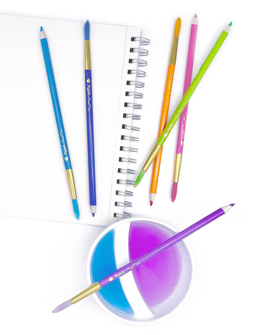 Color Brush (Pastels) - watercolor pencils & paintbrushes