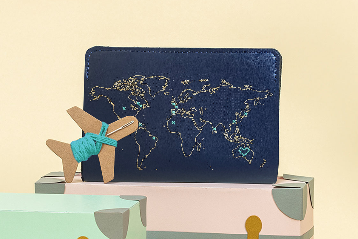 Stitch Your Own Passport Cover