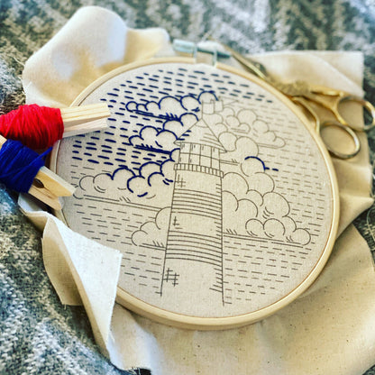 Lighthouse Embroidery Kit