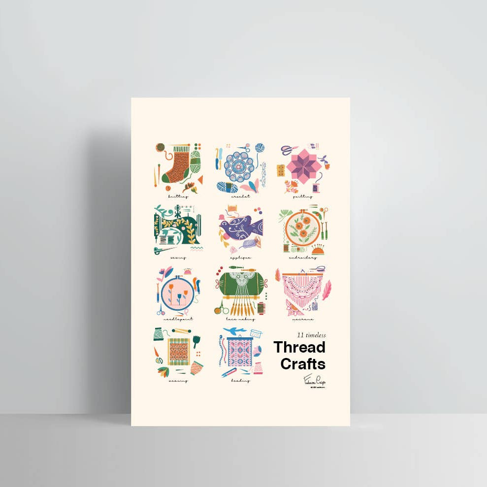 Timeless Thread Crafts / Poster Art Print
