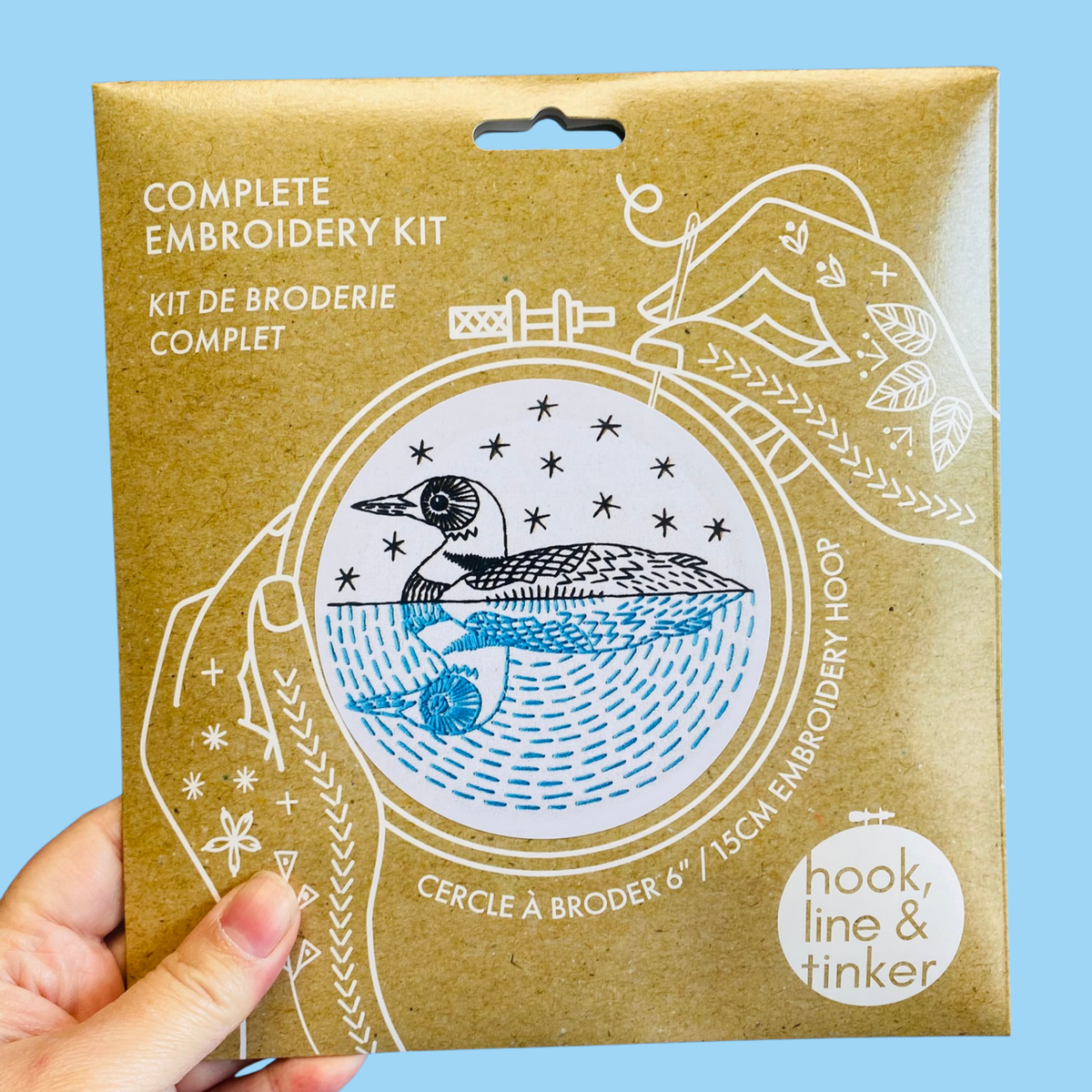 Loon Embroidery Kit