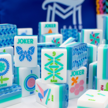 Mahjong Crystal Prism Blue