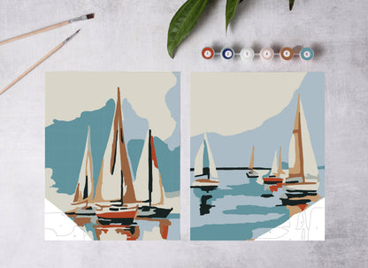 Paint-By-Numbers Kits (Seaside)
