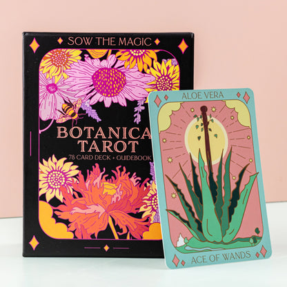 Botanical Tarot Deck & Guidebook