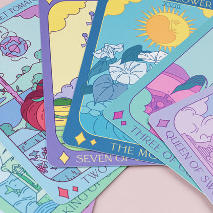 Botanical Tarot Deck & Guidebook