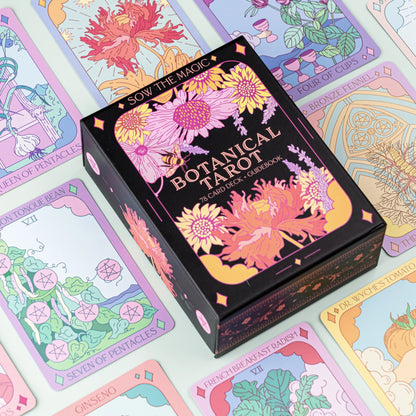 Botanical Tarot Deck & Guidebook