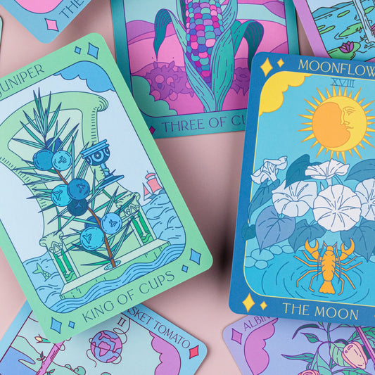 Botanical Tarot Deck & Guidebook