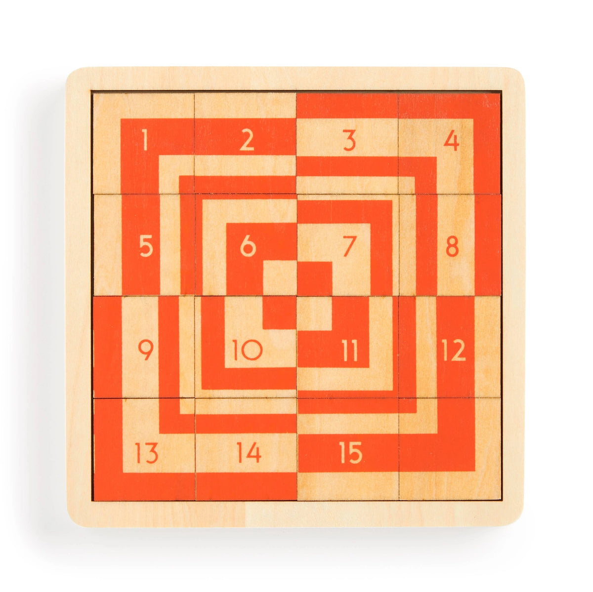 Frank Lloyd Wright 2-in-1 Sliding Wood Puzzle