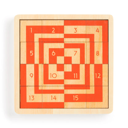 Frank Lloyd Wright 2-in-1 Sliding Wood Puzzle