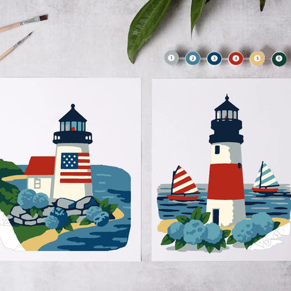 Paint-By-Numbers Kits (Seaside)