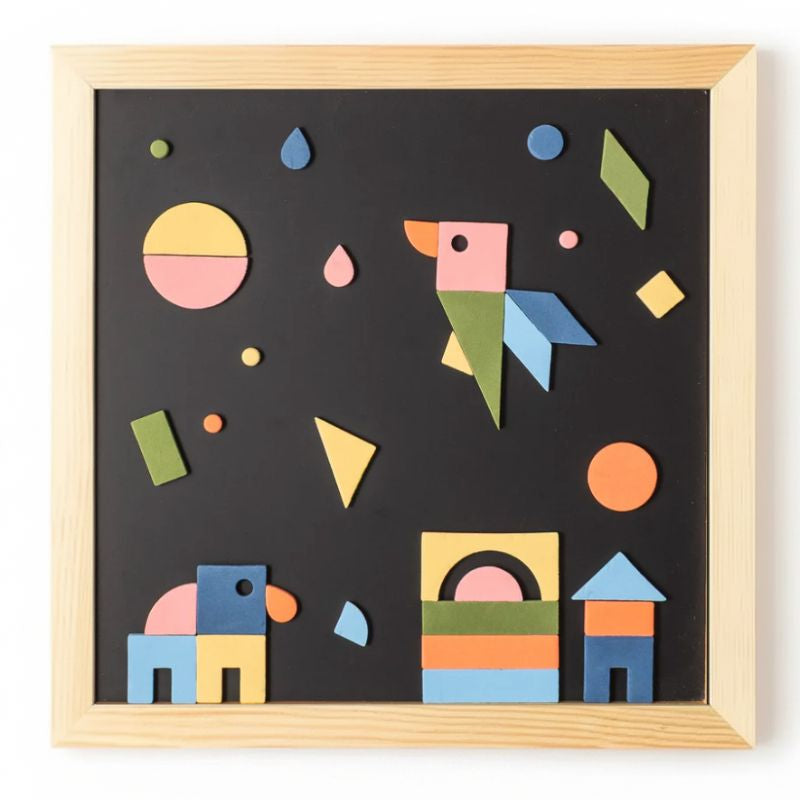 Magnetic Foam Shapes (198 pieces)