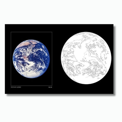 Earth and Space Coloring Book