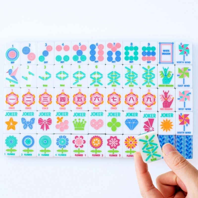 Mahjong Crystal Prism Blue