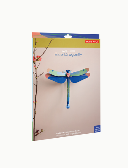 3D Wall Art | Blue Dragonfly