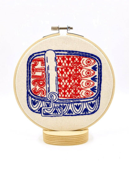 Sardines Embroidery Kit