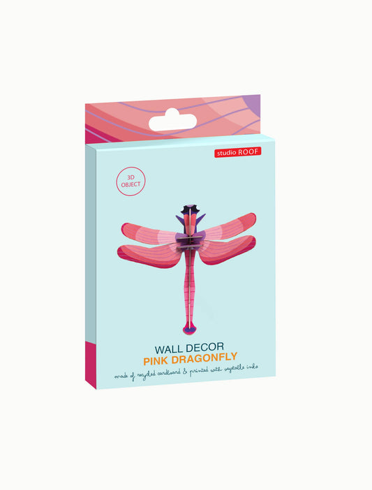 3D Wall Art - Ruby Dragonfly