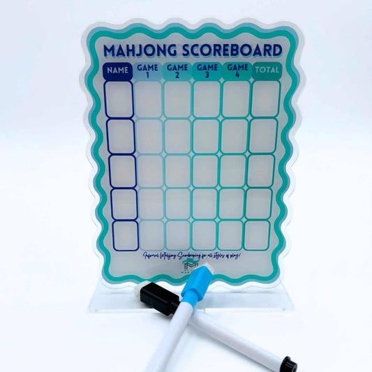 Mahjong Dry-Erase Score Board