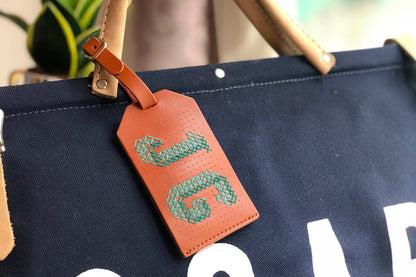 Stitch Your Own Luggage Tag