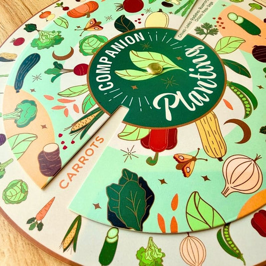 Companion Planting Spinner Card