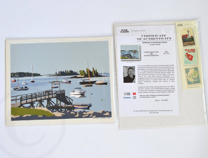Print | Sailboats in Boothbay Harbor (8x10")