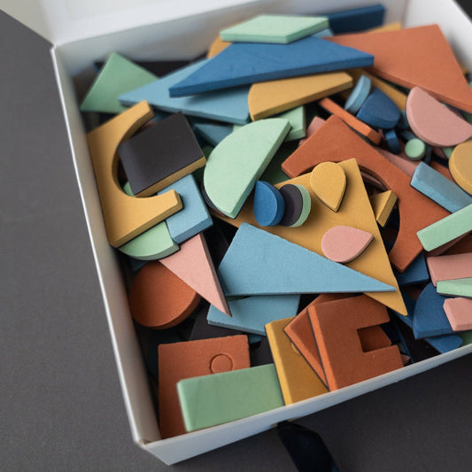 Magnetic Foam Shapes (198 pieces)