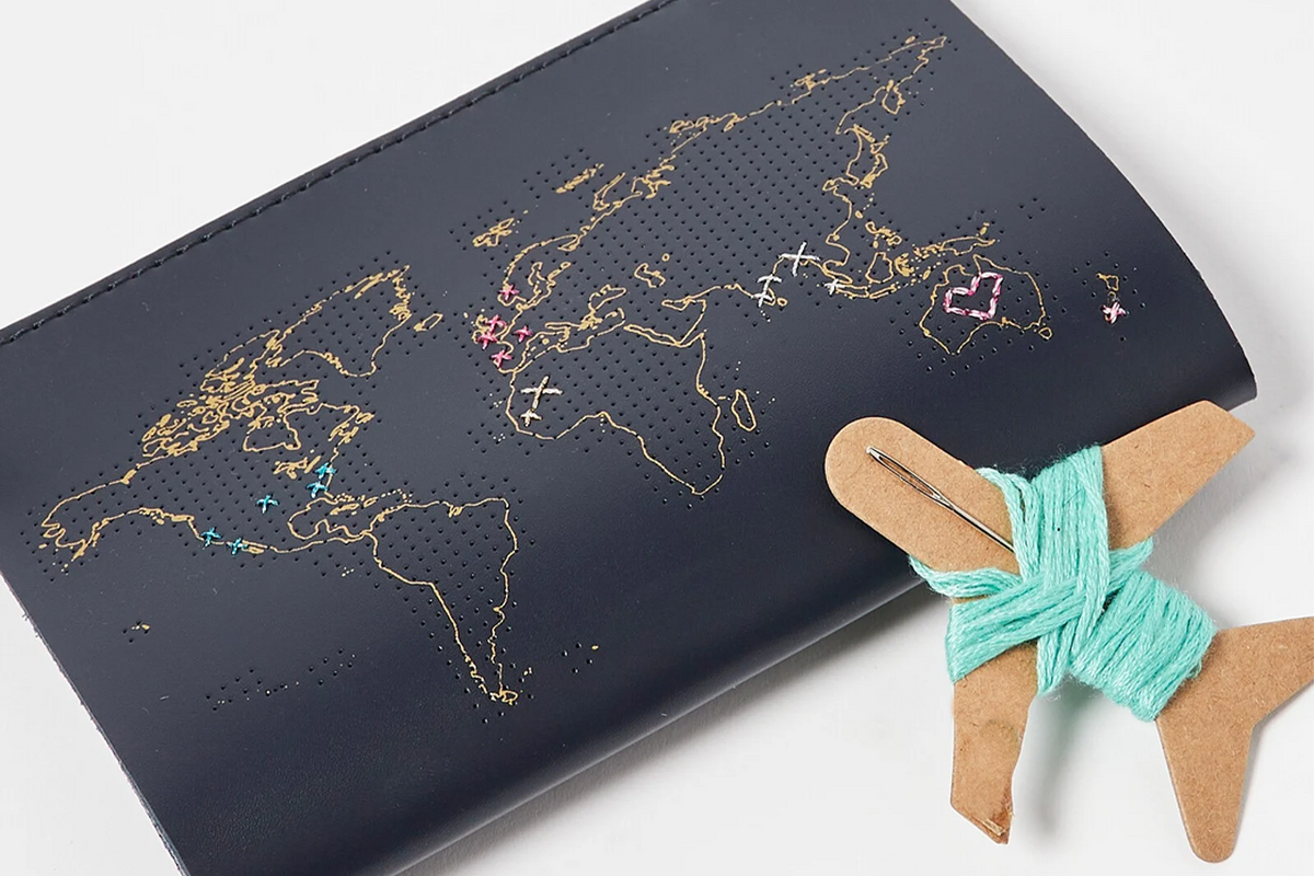 Stitch Your Own Passport Cover