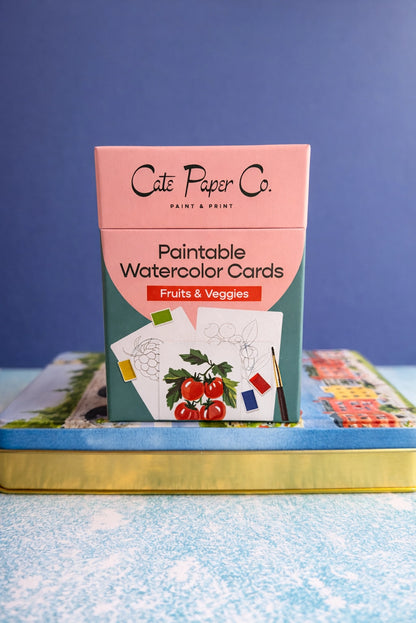 Mini Watercolor Card Decks